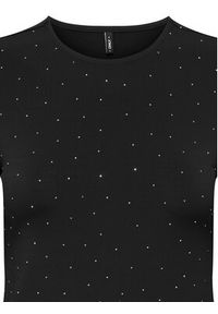 only - ONLY Bluzka Zita 15358986 Czarny Slim Fit. Kolor: czarny. Materiał: syntetyk #4