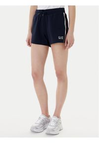 EA7 Emporio Armani Szorty sportowe 7W001224 AF12660 UB102 Granatowy Regular Fit. Kolor: niebieski. Materiał: bawełna #1