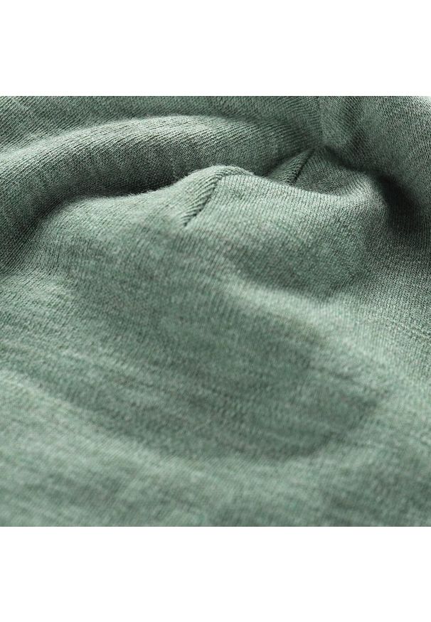 ALPINE PRO - Czapka turystyczna z wełną merino 100% Alpine Pro Bedade. Kolor: zielony. Materiał: wełna. Styl: sportowy