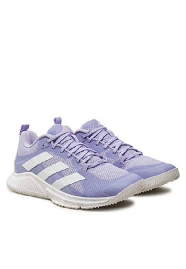 Adidas - adidas Buty halowe Court Team 2.0 JR0740 Fioletowy. Kolor: fioletowy. Materiał: materiał