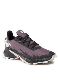 salomon - Salomon Buty do biegania Alphacross 4 W 417252 20 W0 Fioletowy. Kolor: fioletowy. Materiał: materiał #2