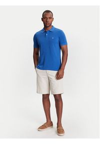 United Colors of Benetton - United Colors Of Benetton Polo 3089J3179 Niebieski Regular Fit. Typ kołnierza: polo. Kolor: niebieski. Materiał: bawełna #4