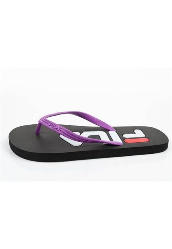 Japonki damskie Fila Troy. Kolor: fioletowy. Materiał: materiał, syntetyk