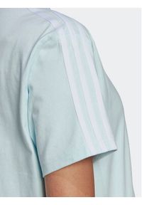 Adidas - adidas T-Shirt Adicolor Classics Poplin Back Loose Tee HL9302 Błękitny Loose Fit. Kolor: niebieski. Materiał: bawełna #7