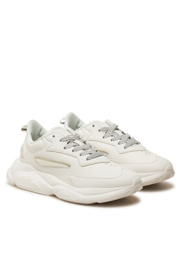 Hugo Sneakersy 50523518 10252247 01 Biały. Kolor: biały. Materiał: skóra