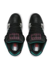 Tommy Jeans Sneakersy Skate Sneaker EM0EM01042 Czarny. Kolor: czarny. Materiał: skóra. Sport: skateboard #4