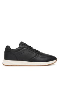 TOMMY HILFIGER - Tommy Hilfiger Sneakersy Premium Leather Hybrid FM0FM05700 Czarny. Kolor: czarny. Materiał: skóra