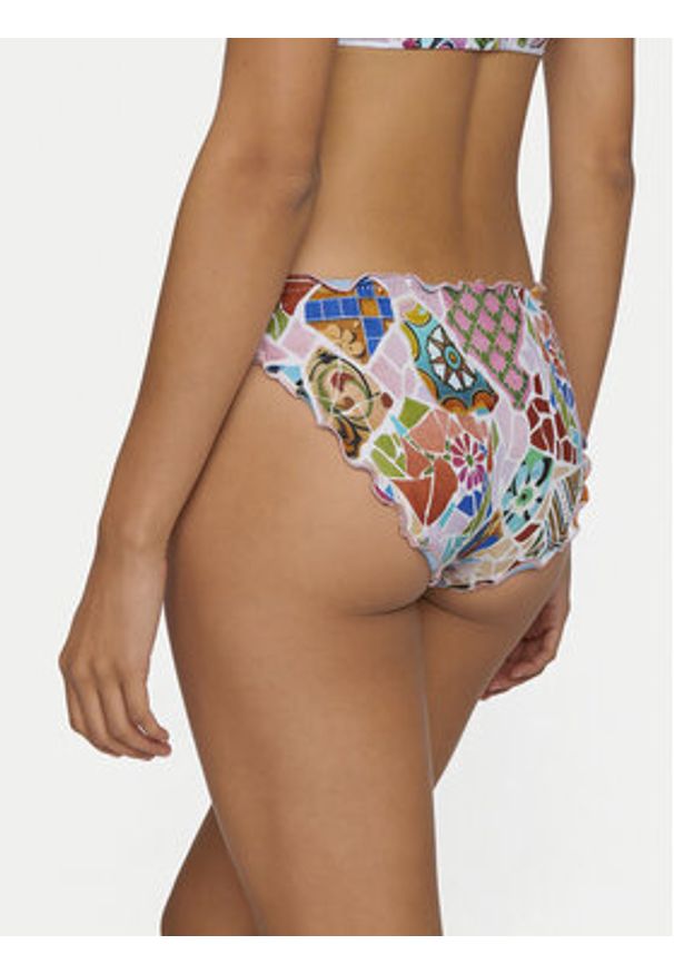 Seafolly Dół od bikini Beach Bohème 40758-300 Różowy. Kolor: różowy. Materiał: syntetyk
