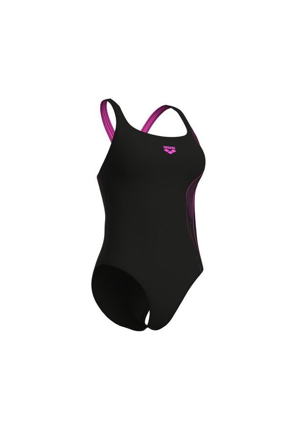Damski kostium kąpielowy 1-częściowy Arena Scratch Control Pro. Kolor: czarny
