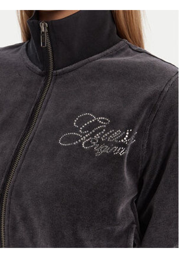 Guess Bluza W6RQ26 KCUF1 Granatowy Regular Fit. Kolor: niebieski. Materiał: syntetyk