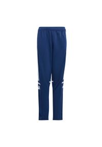 Spodnie Adidas Sport Sq25 Tr Pnt Y Dzieci. Kolor: niebieski, czarny, wielokolorowy. Sport: piłka nożna
