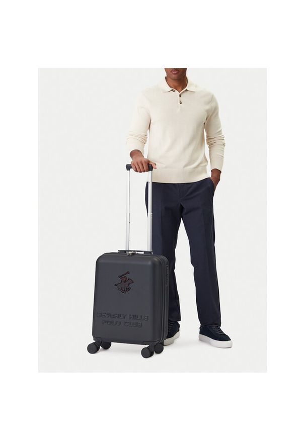 Walizka kabinowa Beverly Hills Polo Club. Kolor: niebieski