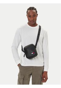 Tommy Jeans Saszetka Tjm Ess Daily Pu Reporter AM0AM13712 Czarny. Kolor: czarny. Materiał: skóra #4