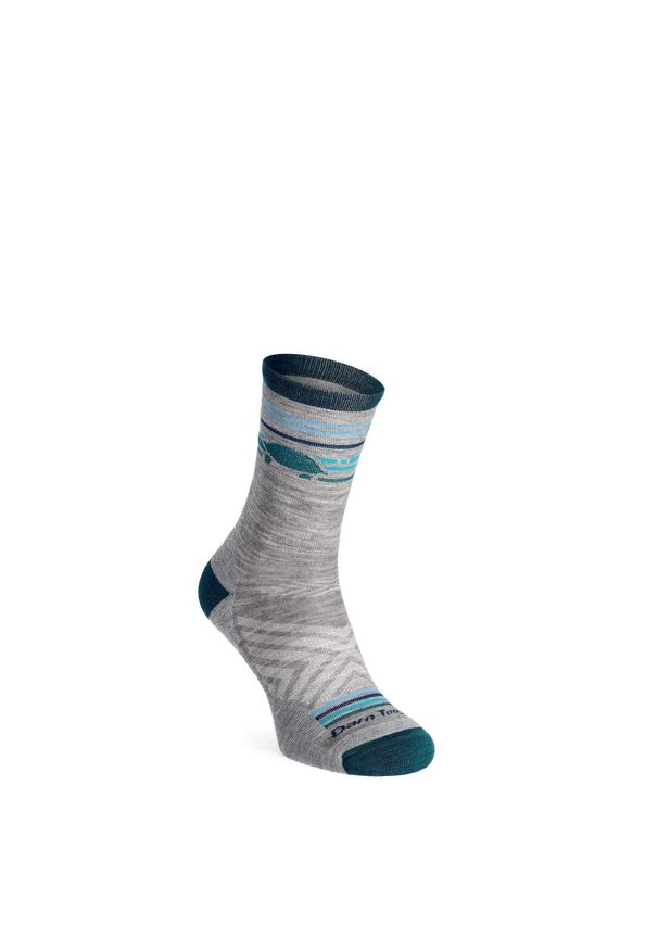 DARN TOUGH - Skarpety damskie Darn Tough Pacer Micro Crew Ultra-Lightweight with Cushion. Kolor: szary