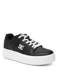 DC Sneakersy MANTECA 4 PLATFORM ADJS100156-BKW Czarny. Kolor: czarny. Materiał: skóra. Obcas: na platformie
