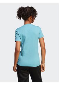 Adidas - adidas T-Shirt Essentials Slim Logo T-Shirt IC0629 Niebieski Slim Fit. Kolor: niebieski. Materiał: bawełna #7