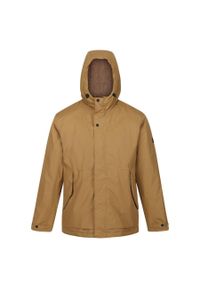 Kurtka turystyczna zimowa męska Sterlings IV Regatta. Typ kołnierza: kaptur. Kolor: beżowy. Sezon: zima. Sport: turystyka piesza #1
