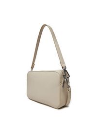 Calvin Klein Torebka Diamond Quilt Camera Bag W/Pkt K60K612907 Beżowy. Kolor: beżowy. Materiał: skórzane #4