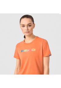 Koszulka damska Head Rainbow. Kolor: pomarańczowy. Sport: tenis