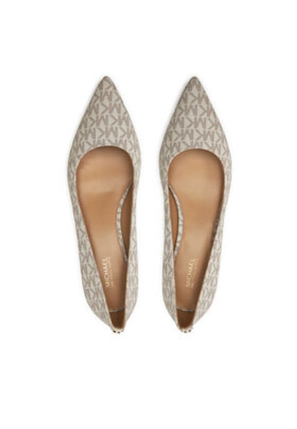 MICHAEL Michael Kors Czółenka Alina 40R3ALMP1B Beżowy. Kolor: beżowy. Materiał: skóra