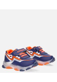 Casu - Granatowe buty sportowe casu 20x3/m. Kolor: pomarańczowy, wielokolorowy, niebieski