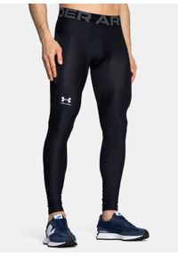 Legginsy treningowe męskie czarne Under Armour HeatGear Armour. Kolor: czarny. Sport: fitness #1