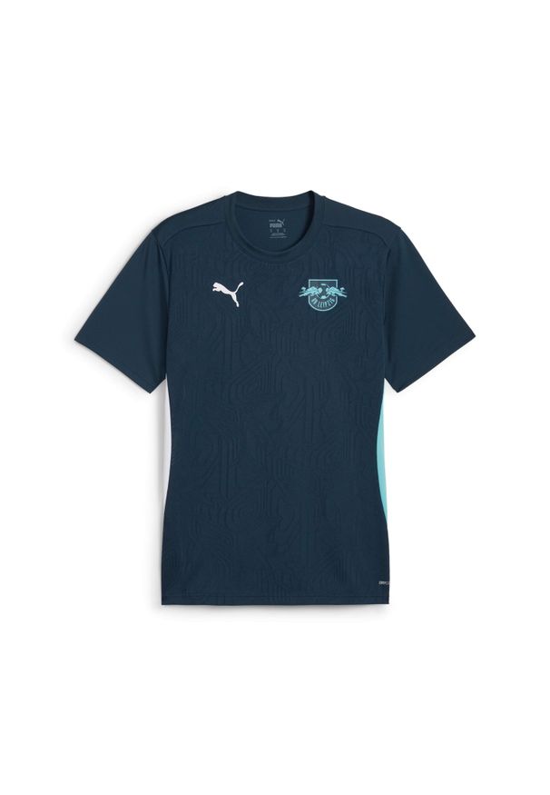 Puma - Koszulka treningowa RB Leipzig 2024/25. Kolor: niebieski, wielokolorowy, czarny. Sport: piłka nożna