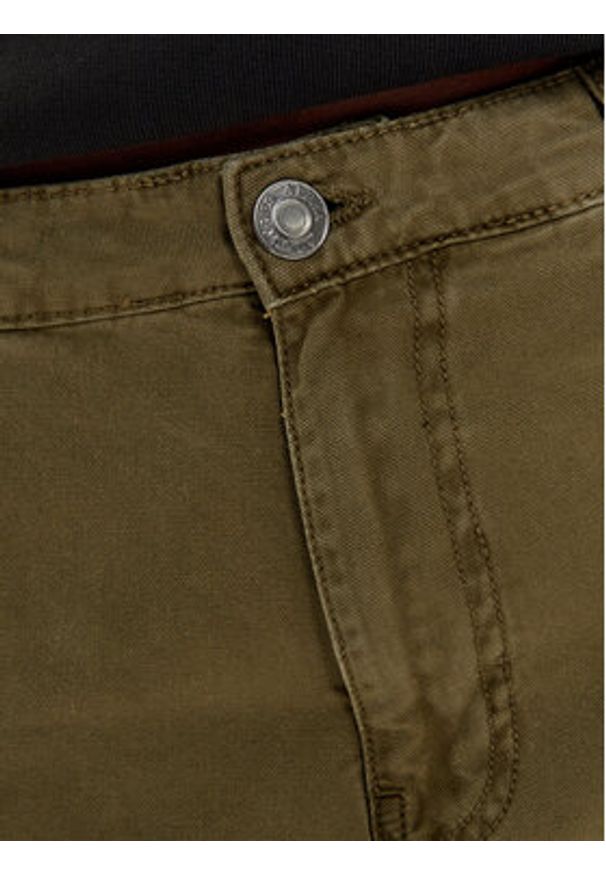 Alpha Industries Spodnie cargo 148022 Zielony Regular Fit. Kolor: zielony. Materiał: bawełna