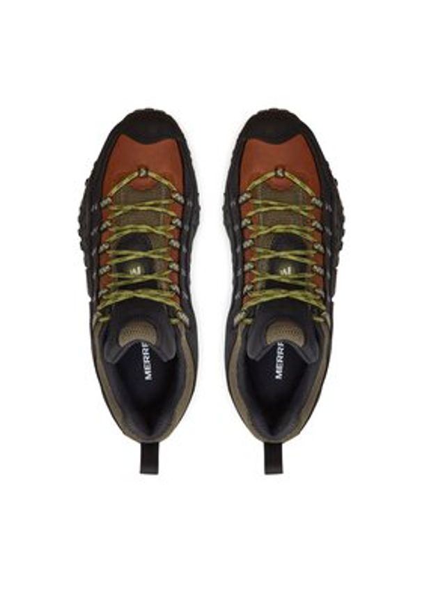 Merrell Trekkingi Intercept J037721 Czarny. Kolor: czarny. Materiał: skóra. Sport: turystyka piesza