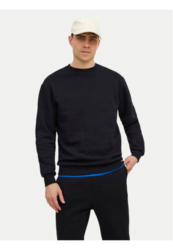 Jack & Jones - Jack&Jones Dres Bradley 12251412 Czarny Relaxed Fit. Kolor: czarny. Materiał: bawełna, syntetyk
