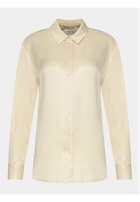 Calvin Klein Koszula K20K206299 Beżowy Relaxed Fit. Kolor: beżowy. Materiał: wiskoza, lyocell #4