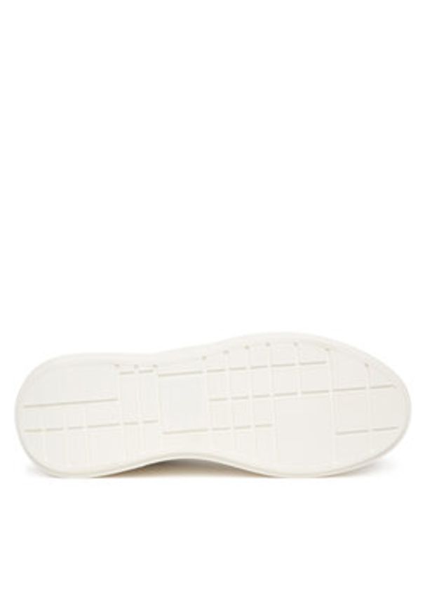 Calvin Klein Sneakersy Chunky Cupsole Laceup Lth Bt Aop YW0YW02036 Biały. Kolor: biały. Materiał: skóra