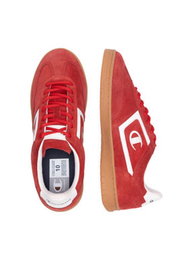 Champion Sneakersy CL78 S LOW S22279-RS001 Czerwony. Kolor: czerwony. Materiał: zamsz, skóra