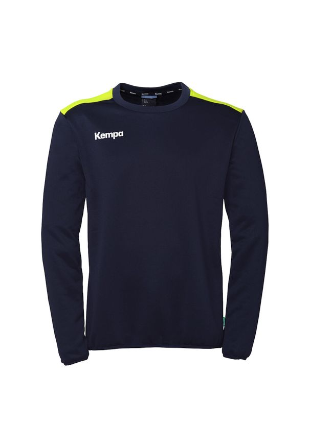 KEMPA - Bluza dziecięca Kempa Emotion 27. Kolor: wielokolorowy, niebieski, żółty. Wzór: napisy