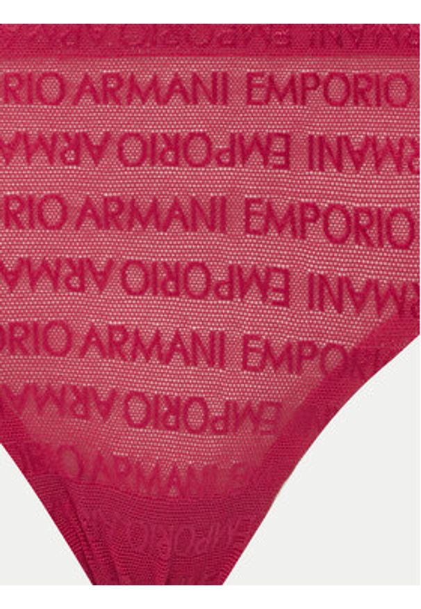 Emporio Armani Underwear Komplet 2 par stringów 163333 3F204 02275 Różowy. Kolor: różowy. Materiał: syntetyk
