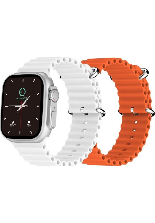 Smartwatch Maxcom Ecowatch 2 Biały. Rodzaj zegarka: smartwatch. Kolor: biały