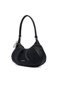 Calvin Klein Torebka Engraved Hw LV04F3554G Czarny. Kolor: czarny. Materiał: skórzane #3