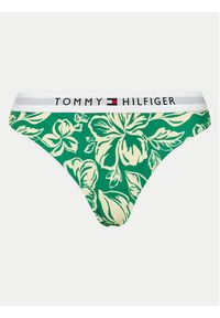 TOMMY HILFIGER - Tommy Hilfiger Dół od bikini UW0UW05365 Zielony. Kolor: zielony. Materiał: syntetyk