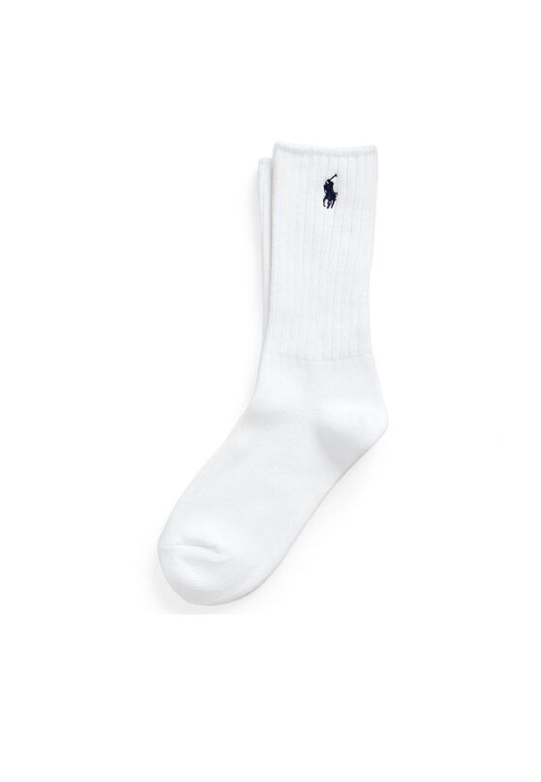 Polo Ralph Lauren Skarpety długie 455846847003 Biały. Kolor: biały. Materiał: materiał