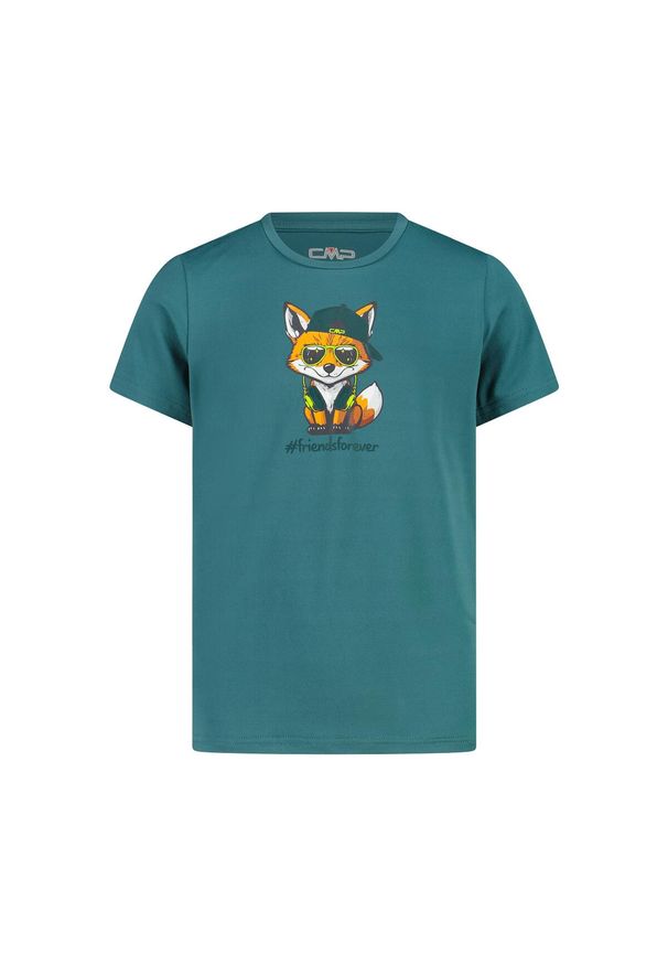 Koszulka dziecięca turystyczna CMP 35N5944. Kolor: zielony