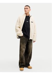 Jack & Jones T-Shirt Club 12289842 Czarny Relaxed Fit. Kolor: czarny. Materiał: bawełna #2