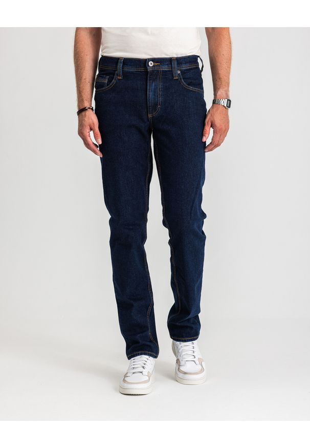 Mustang - Męskie Spodnie Jeansowe MUSTANG Washington Straight Denim Blue 1016420 5000 940