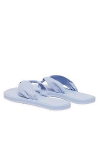 TOMMY HILFIGER - Tommy Hilfiger Japonki Th Scandi Soft Summer Sandal FW0FW09421 Niebieski jasny. Kolor: niebieski. Materiał: materiał #2