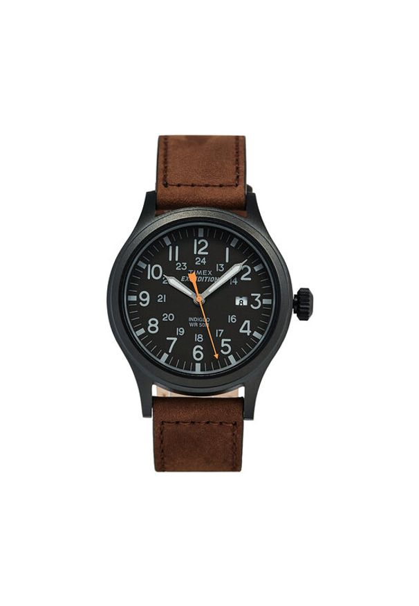 Timex Zegarek Expedition TW4B12500 Brązowy. Kolor: brązowy