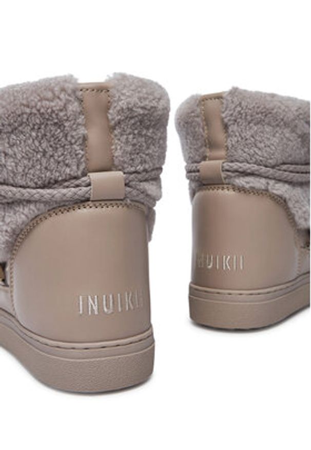 Inuikii Śniegowce Curly 75102-018 Szary. Kolor: szary. Materiał: skóra