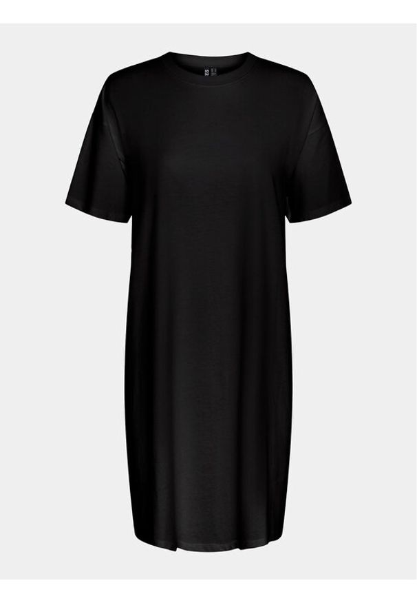 Pieces Sukienka codzienna Ria 17149328 Czarny Loose Fit. Okazja: na co dzień. Kolor: czarny. Materiał: bawełna. Typ sukienki: proste. Styl: casual