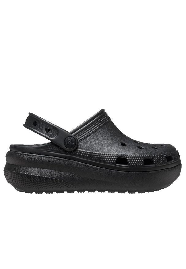 Klapki Crocs Cutie Crush Clog 207708-001 - czarne. Kolor: czarny. Materiał: materiał. Sezon: lato. Styl: klasyczny, młodzieżowy