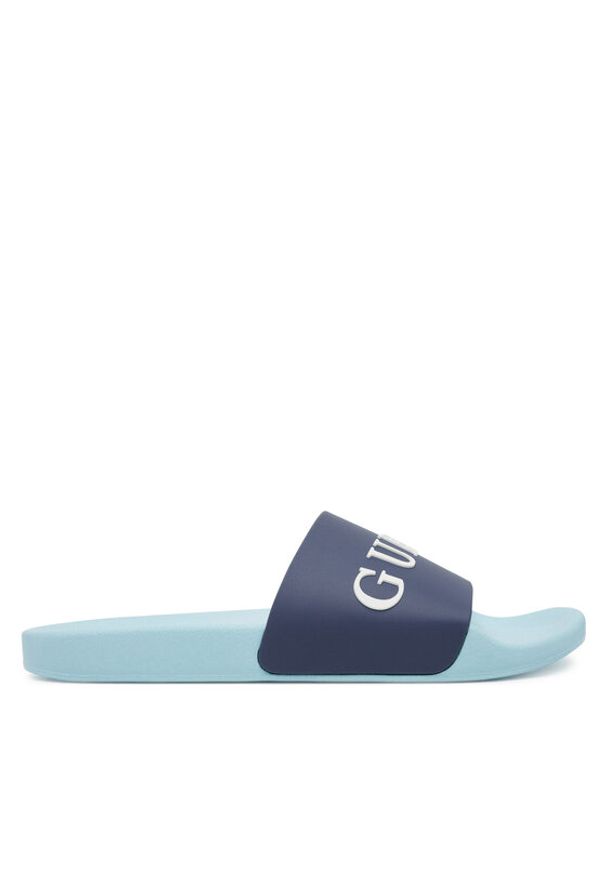 Guess Klapki F5GZ06 BB00F Granatowy. Kolor: niebieski