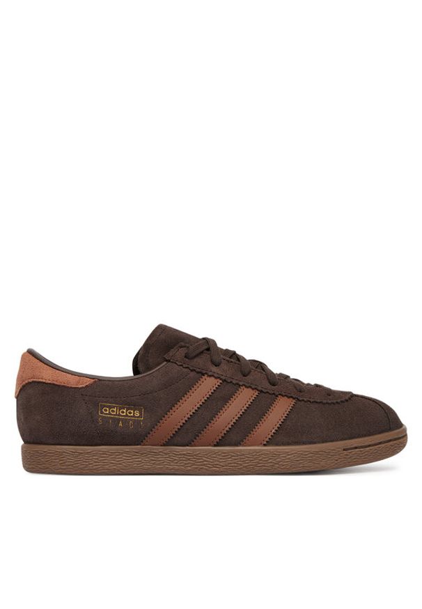 Adidas - adidas Sneakersy Stadt KI1412 Brązowy. Kolor: brązowy. Materiał: skóra, zamsz