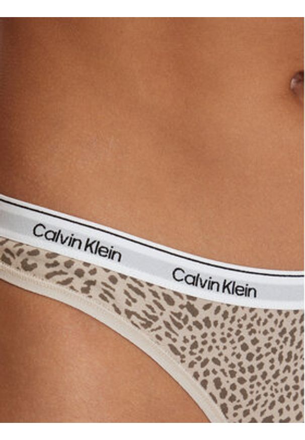 Calvin Klein Underwear Komplet fig LV00QD5209 Kolorowy. Materiał: bawełna. Wzór: kolorowy